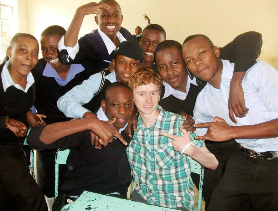 Jack in an African secondary school