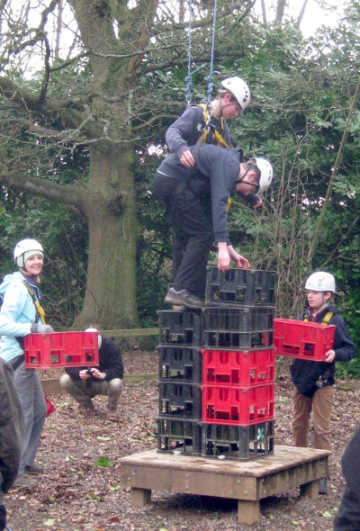 Crate stacking