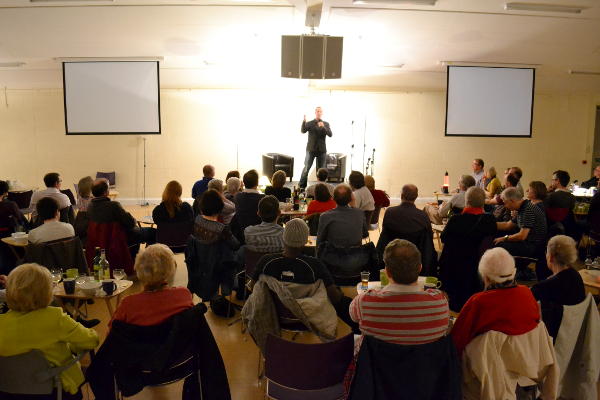 Tony Vino performing at Christ Church