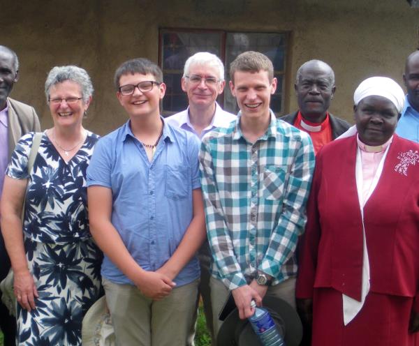 With the leaders of the African Interior Church