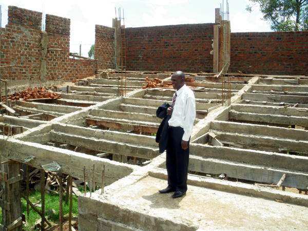 A new church building under construction