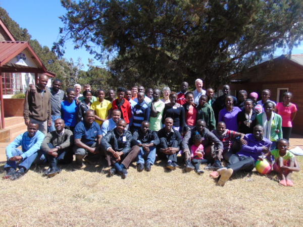 Group photo of everyone at the training conference