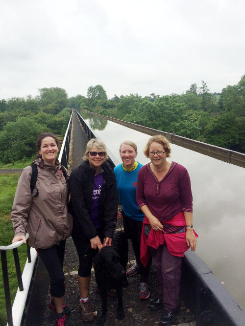 A very wet walk along the Stratford Canal