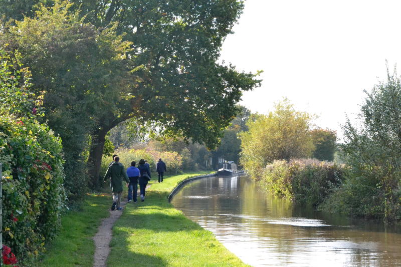 Walking by a canal