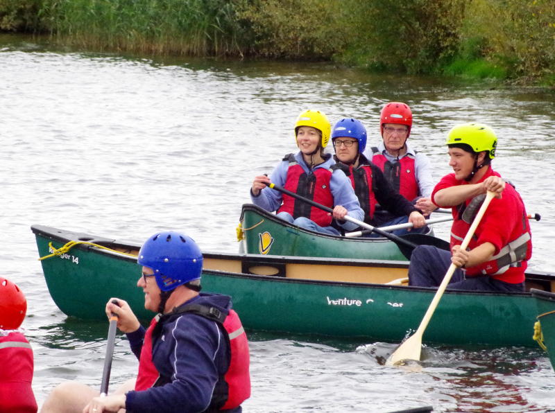 Tough competition on the boating lake