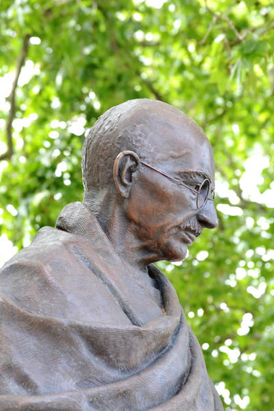 Statue of Gandhi in Parliament Square