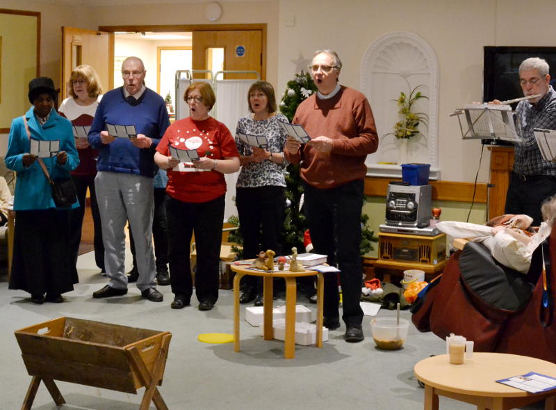 Singers at Neville Williams House