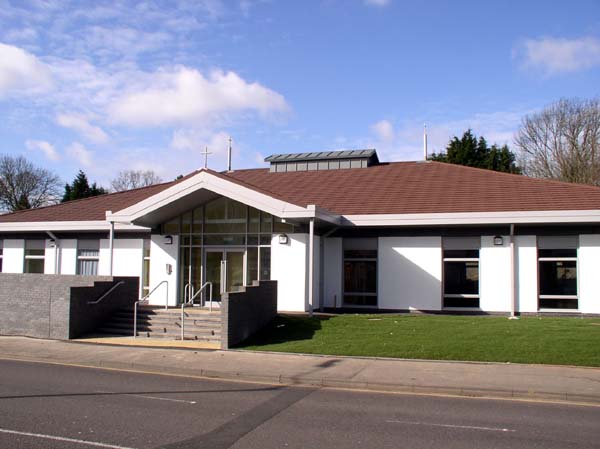 The Christ Church building as seen from across Pershore Road