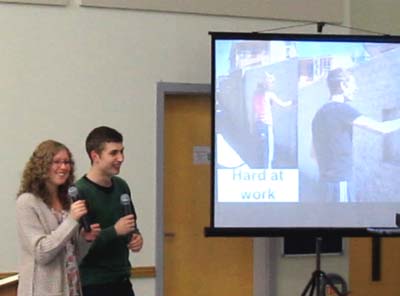 Beccy and Dan present their photos