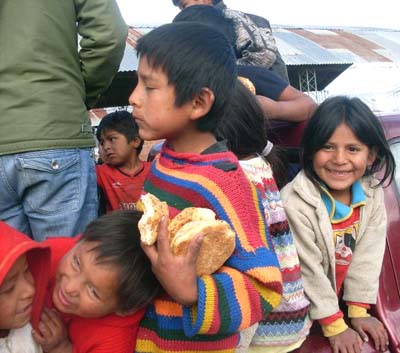 Supplying bread to local people
