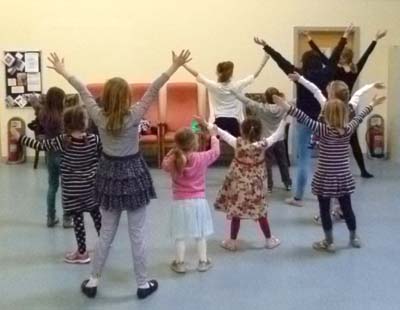 Learning a dance routine