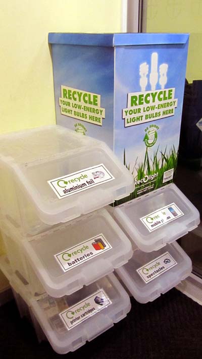 Recycling bins