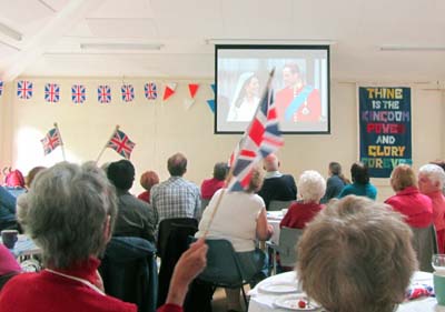 Bunting Royal Wedding on Waving A Flag For The Royal Wedding At Christ Church