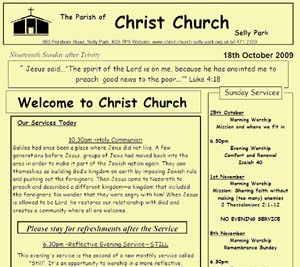 Part of a notice sheet