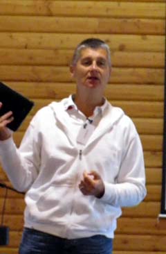 Rob Bewley speaking